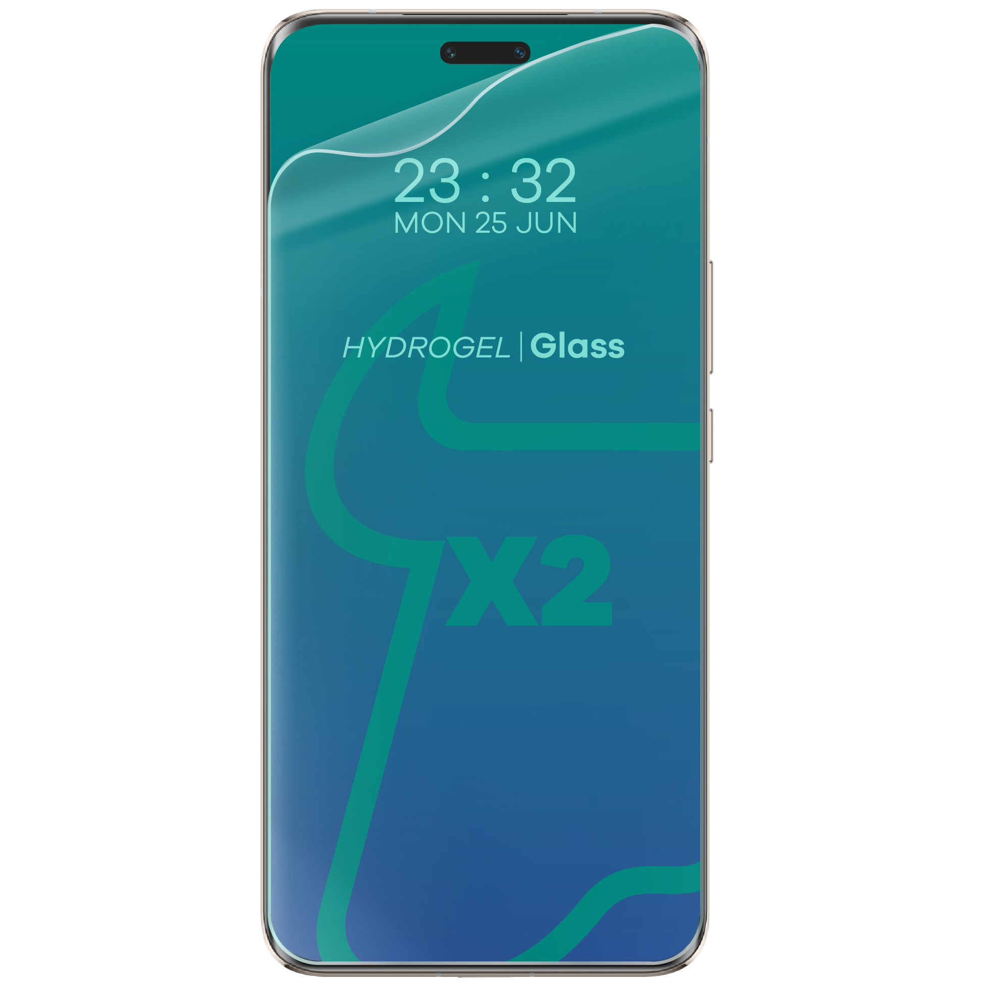 Folia hydrożelowa na ekran Bizon Film Hydrogel Front Duo dla Honor Magic6 Pro, 2 sztuki